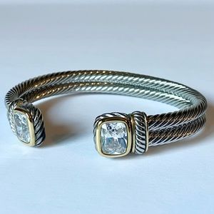 Two Tone Cable Bracelet